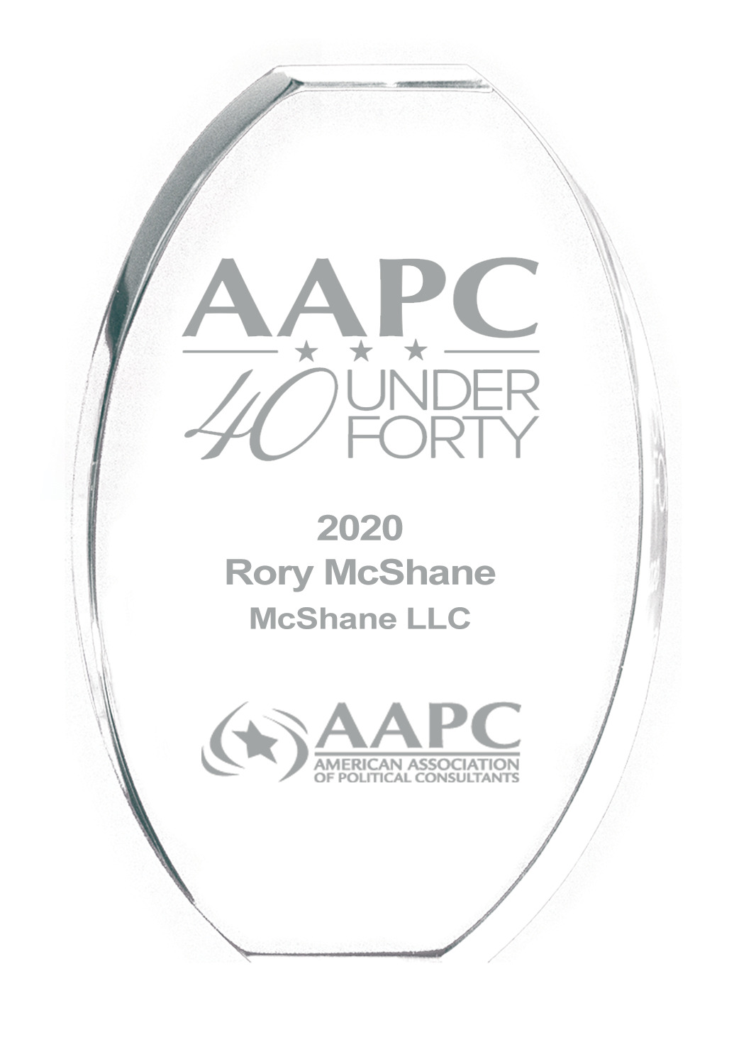 Rory McShane_40 Under 40 Award Standalone Rory McShane_40 Under 40 Award Standalone